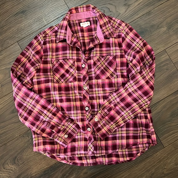 Cat & Jack plaid shirt - Picture 1 of 8